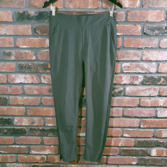 Athleta Olive Green Ankle Pants - Picture 1 of 5
